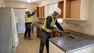 Kitchen Demolition crew at work